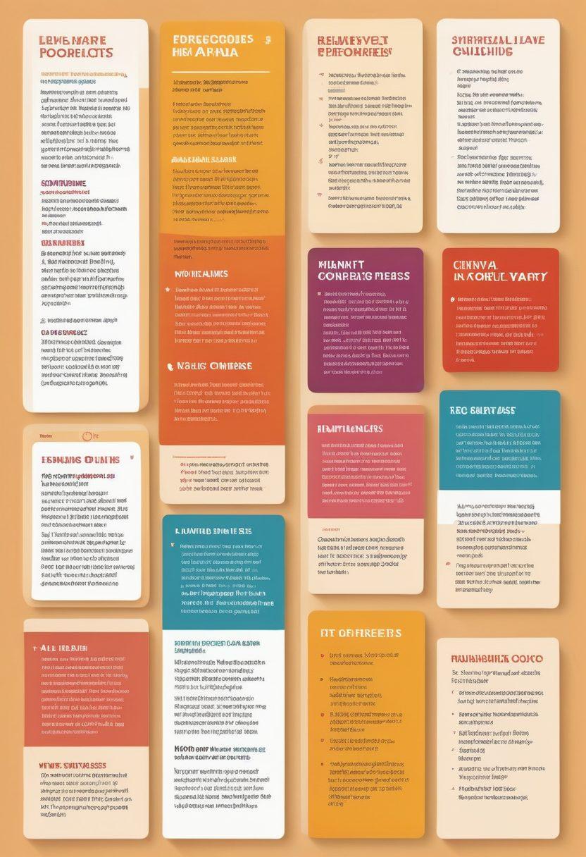 A visually engaging infographic illustrating the FMLA guidelines, featuring a diverse group of employees at work, with icons representing various leave rights and benefits. Include a flowchart showing the steps to apply for leave, alongside supportive resources like a calculator for benefits and a checklist for eligibility. Warm tones and clear typography to enhance readability. detailed vector art. vibrant colors.